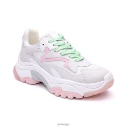 ASH kvinner addict mote sneaker RD4VB9 joggesko perle/hvit/rose