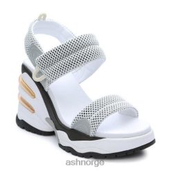 ASH kvinner cosmos plattformsandaler RD4VB34 sandaler hvit/sølv