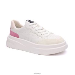 ASH kvinner impuls mote sneaker RD4VB12 joggesko off-white/c.rose