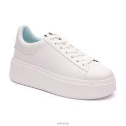 ASH kvinner moby be kind plattformsneaker RD4VB5 joggesko hvit/tåket blå